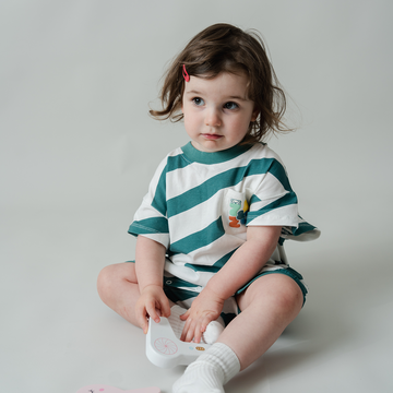 Stripe Away Romper