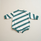 Stripe & Snuggle Romper