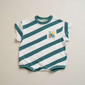Stripe Away Romper